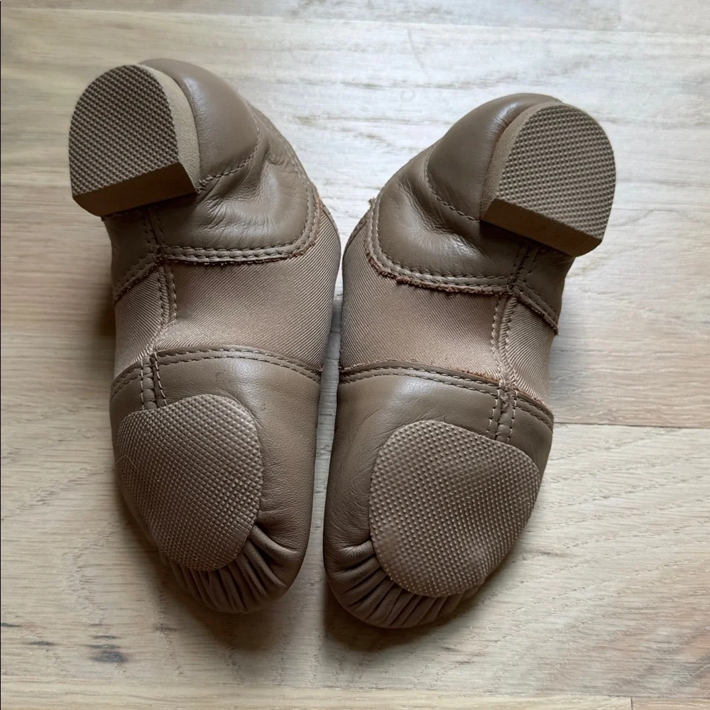 Kids’ Capezio Tan Slip On Jazz Dance Shoes - Size 11